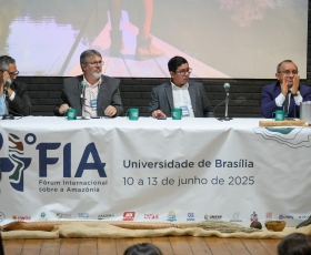 Abertura do 4º Fórum Internacional sobre a Amazônia. 10/06/2025. Foto: Beto Monteiro/Ascom UnB